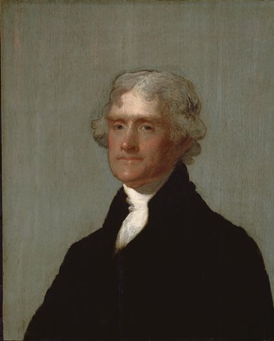 トーマス・ジェファーソン 作： Gilbert Stuart